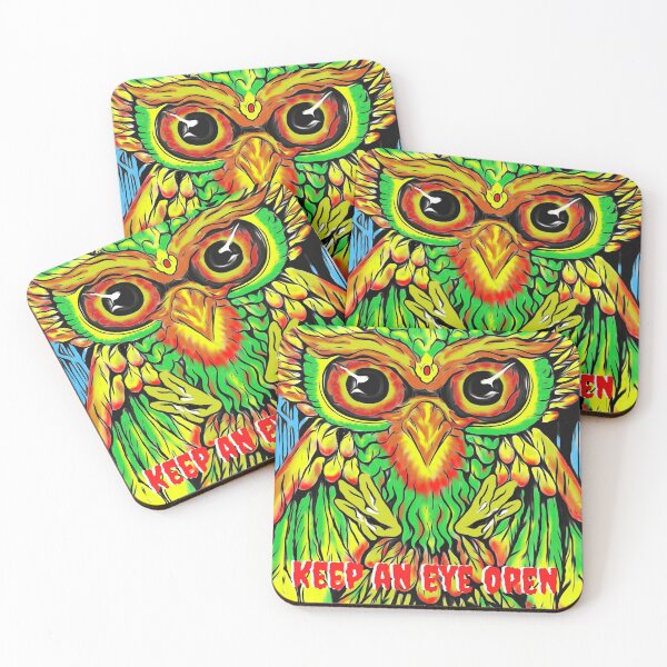 Item preview, Angry owl, opened eyes - an extraordinary gift designed and sold by LittleAngy.