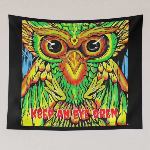 Item preview, Angry owl, opened eyes - an extraordinary gift designed and sold by LittleAngy.