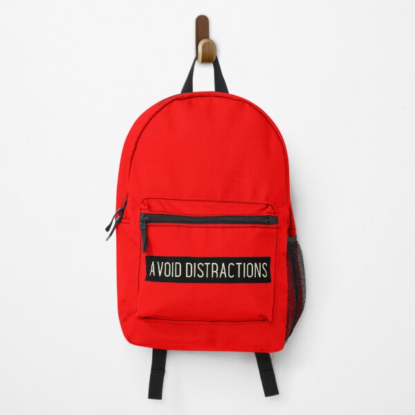 Avoid Distractions Backpack