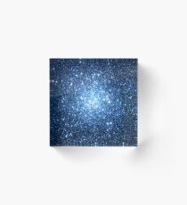 ONE Blue Star Cluster | Fresh Universe Acrylic Block