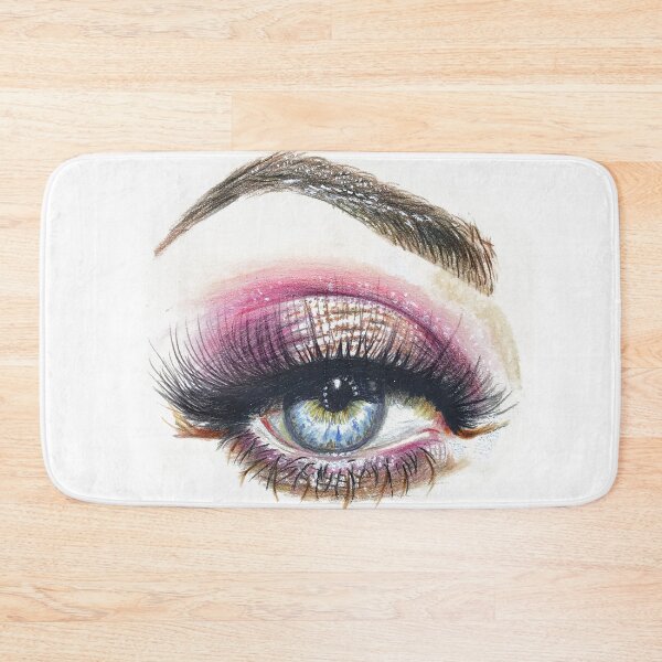 Item preview, Beautiful colorful realistic eye with detailed iris & long dramatic eyelashes. designed and sold by AznavourByKarin.