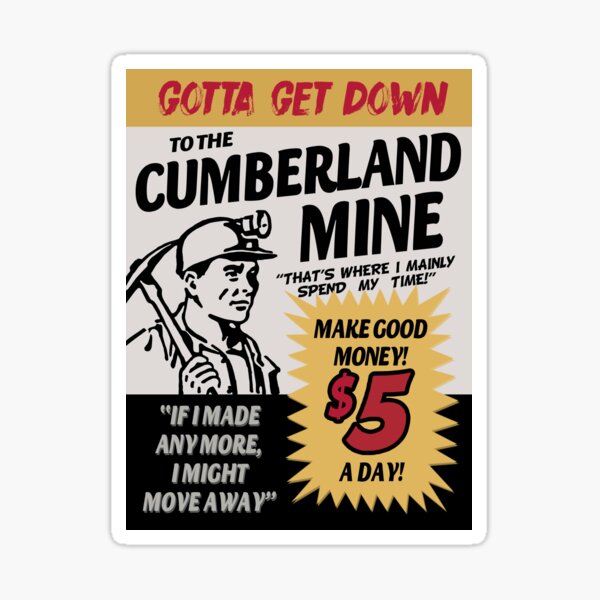 Item preview, Cumberland Mine designed and sold by Sugar-Magnolia.