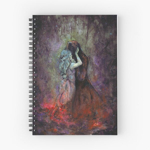 Artikelvorschau, Hades und Persephone Unterwelt Romanze Illustration entworfen und verkauft von cloudeddreams.