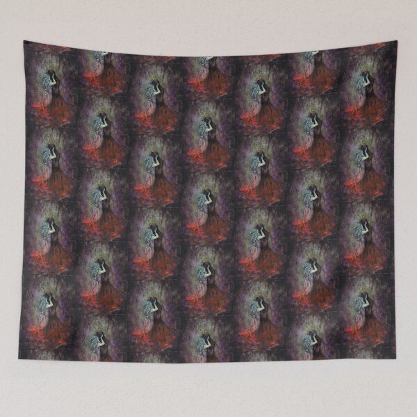 Item preview, Hades and Persephone Underworld Romance Illustration designed and sold by cloudeddreams.