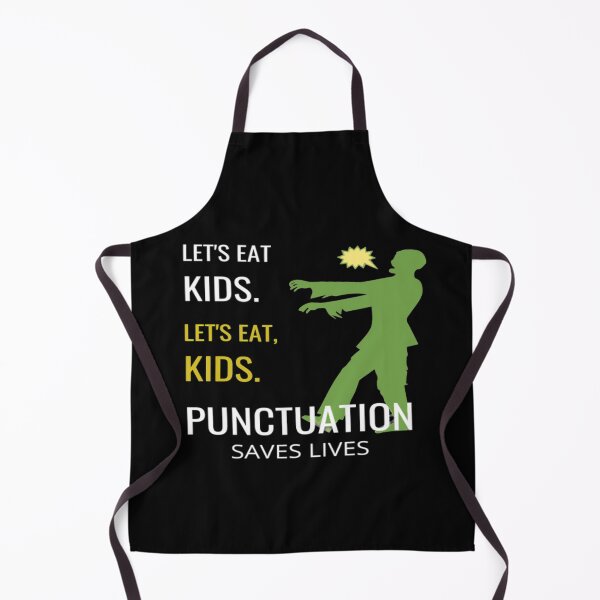 Item preview, Let's Eat Kids Let's Eat, Kids Punctuation Saves Lives designed and sold by Tarun Bisht.