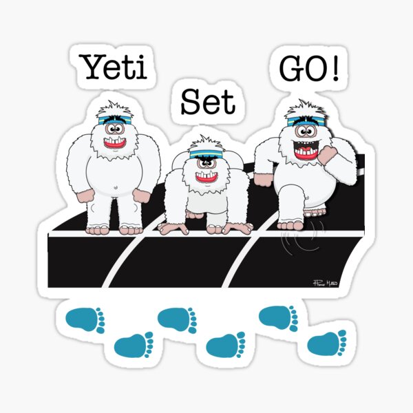 Yeti Set Go logo sticker — Yeti Set Go