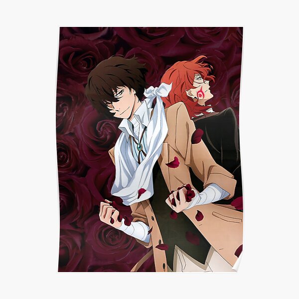 Chuuya And Dazai Bsd Poster For Sale By Lokittylevi Redbubble