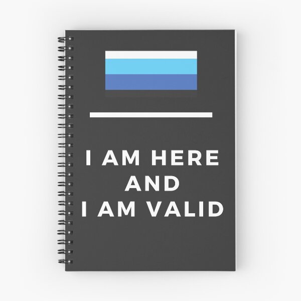 Item preview, I Am Valid Rectangle Graphic - Transmasc designed and sold by thesassypanda.