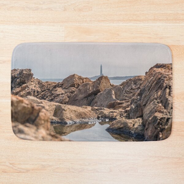 Item preview, Puddle on the rocks with the north tower designed and sold by Roger Porter Photography.