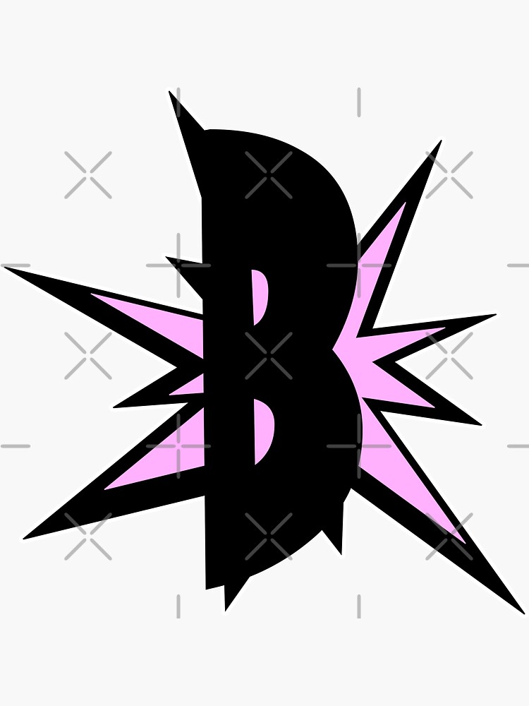 Light Pink Letter B | Sticker