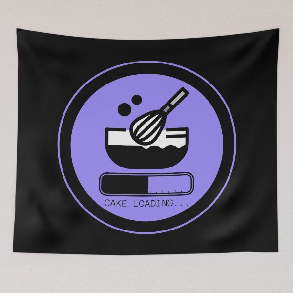 Item preview, Cake Loading... Baker Mixing Bowl Sous Chef Patissiere Cook Bakery Secret Santa Gift Artwork designed and sold by CreatedbyJR.