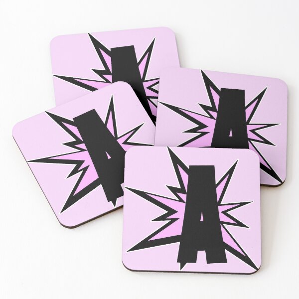 Item preview, A letter as comic cartoon alphabet monogram - initials designed and sold by MadandMean.