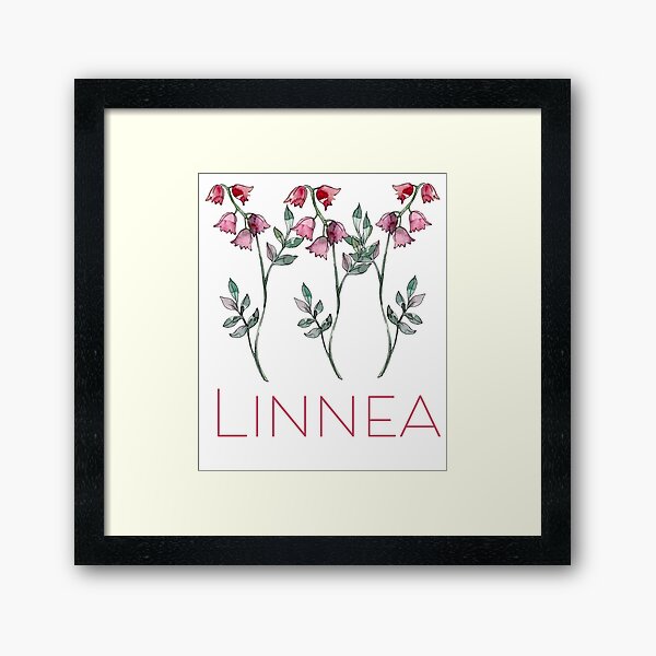Item preview, Nordic Wildflower Linnea Twinflower Pretty Pink Flowers floral designed and sold by funnytshirtemp.