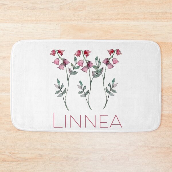 Item preview, Nordic Wildflower Linnea Twinflower Pretty Pink Flowers floral designed and sold by funnytshirtemp.