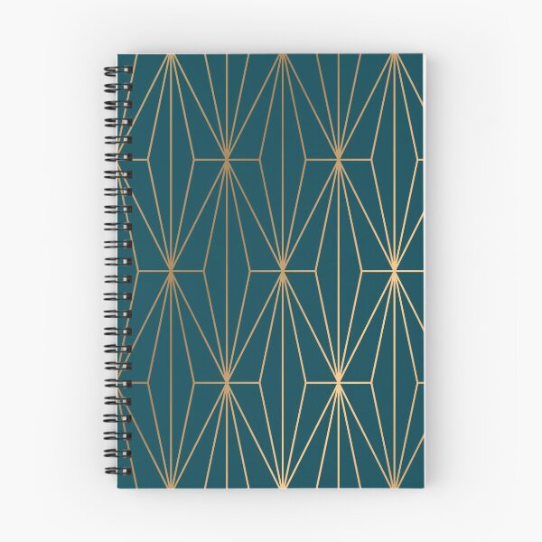 Item preview, Hidden Sapphire Benjamin Moore Geometric Gold Pattern designed and sold by Vic Torys ☆.