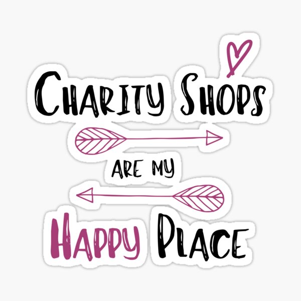Aperçu de l'œuvre Les magasins de charité sont mon endroit heureux créée et vendue par HydrangeaHollow.
