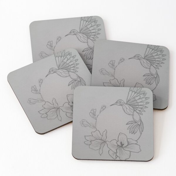 Item preview, Hummingbird parade in bloom designed and sold by MeriArt-LR.