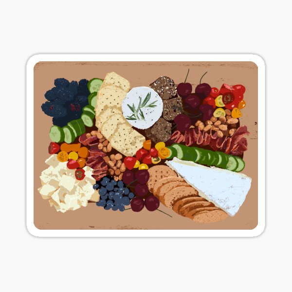 Charcuterie Stickers Redbubble