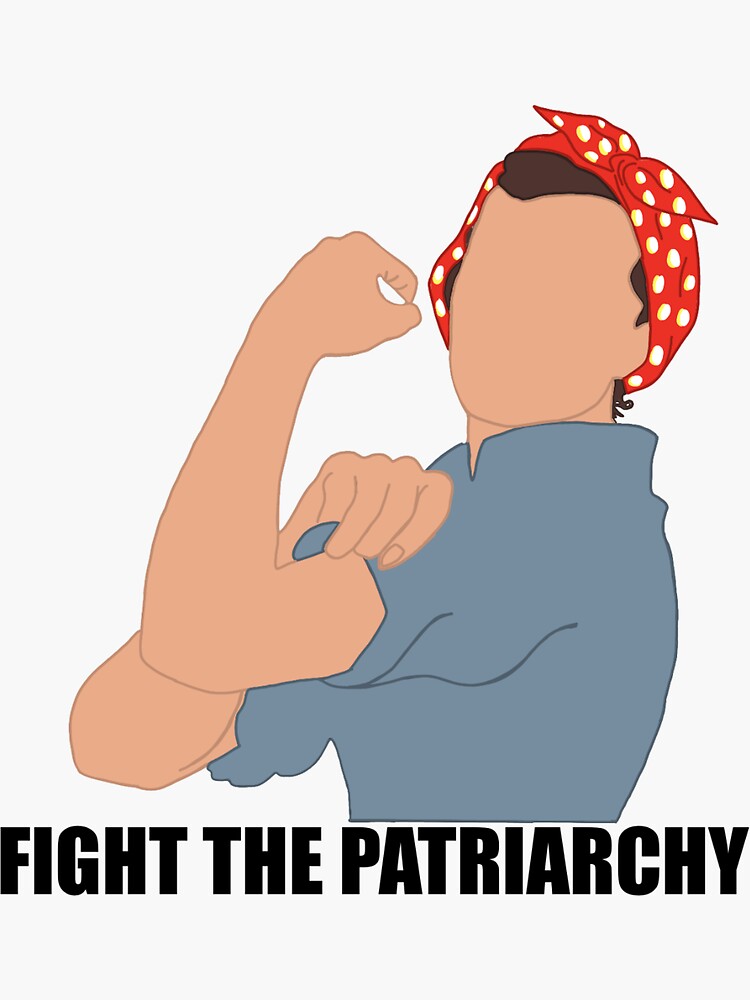 "Fight the Patriarchy" Sticker by awess19 Redbubble