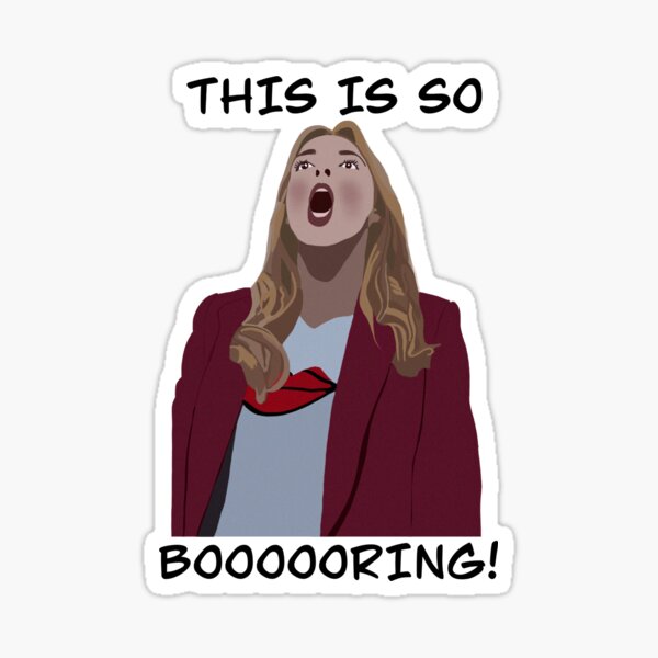 Item preview, Killing Eve: Villanelle, This Is So Boring designed and sold by katesredbubbles.