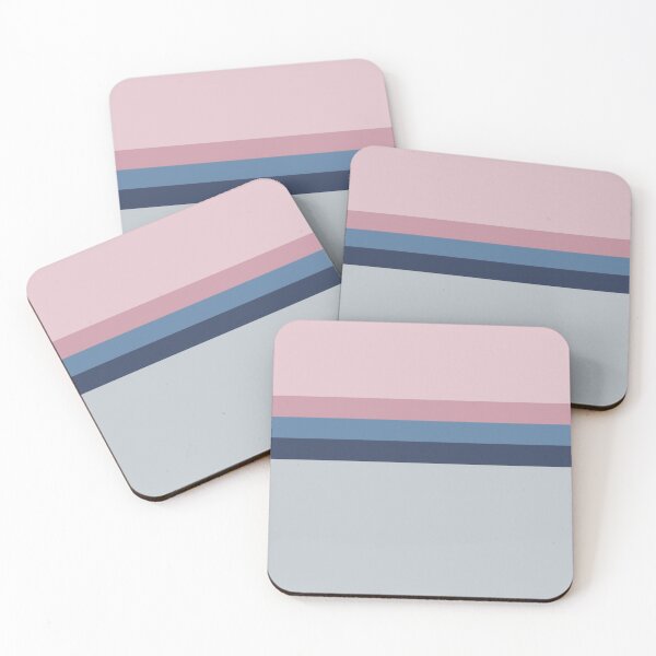 Item preview, Pink-Grey Retro Stripes designed and sold by socksoverjeans.