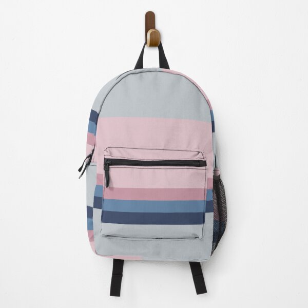 Item preview, Pink-Grey Retro Stripes designed and sold by socksoverjeans.