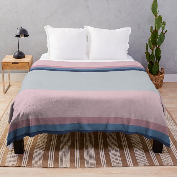 Item preview, Pink-Grey Retro Stripes designed and sold by socksoverjeans.