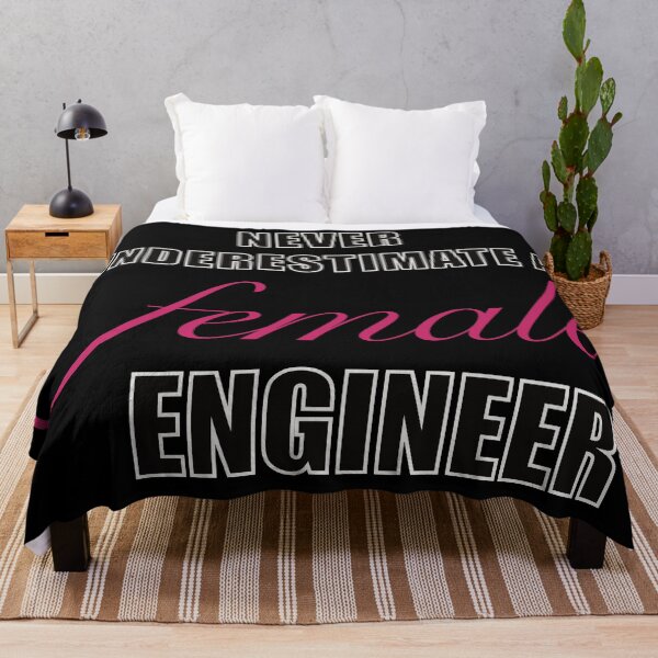 Item preview, Female Engineer, Never Underestimate a Female Engineer designed and sold by ToriaScarlett.