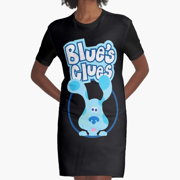 Blues Clues Gift For Men And Women, Halloween day, Thanksgiving day, Christmas day Graphic T-Shirt Dress
