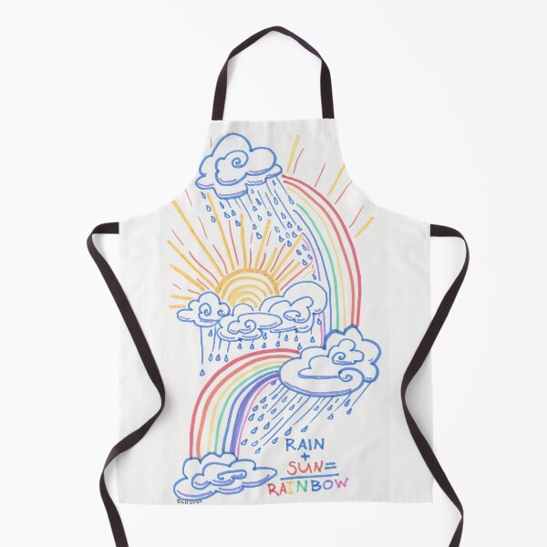 Item preview, RAIN+SUN=RAINBOW doodle by DLH designed and sold by LabyrinthsbyDLH.