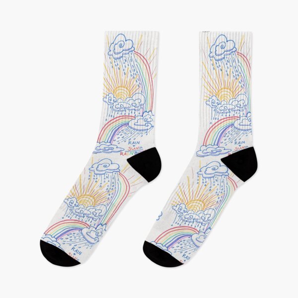 Item preview, RAIN+SUN=RAINBOW doodle by DLH designed and sold by LabyrinthsbyDLH.