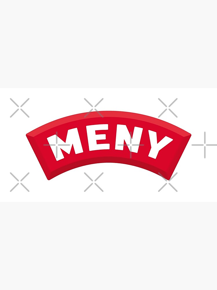 Meny Logo Norway Greeting Card By Tippen Redbubble