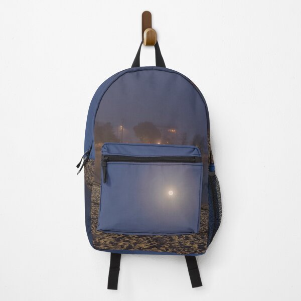 Item preview, Moon cutting though the fog at Pavilion Beach in Gloucester designed and sold by Roger Porter Photography.