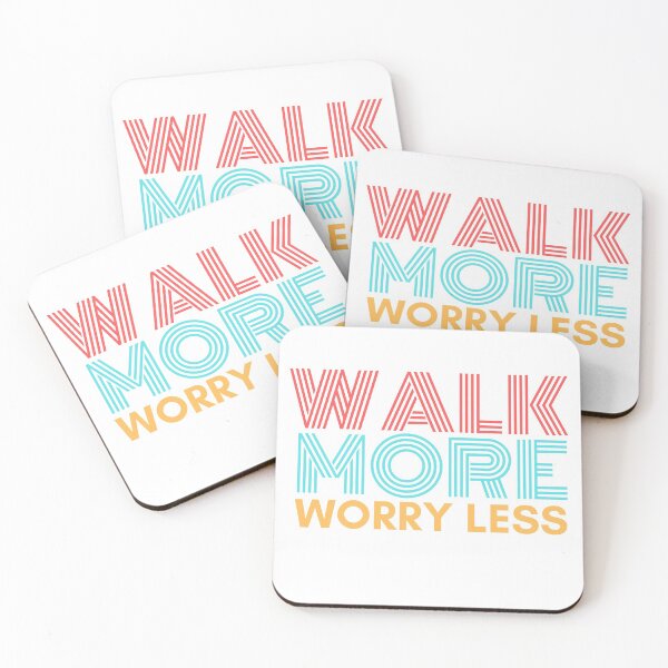 Item preview, Walk More Worry Less designed and sold by ohmier.