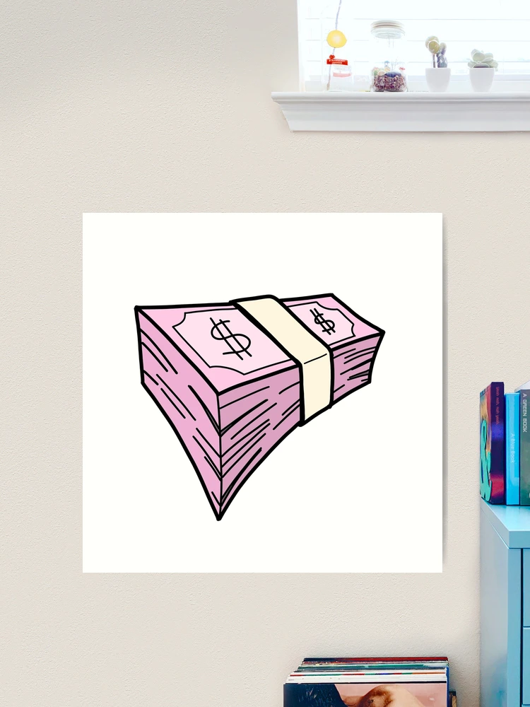 pink money | Art Print