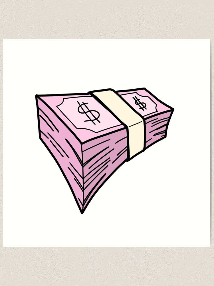 pink money | Art Print