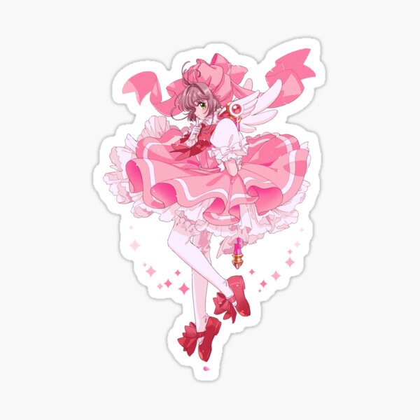 CardCaptor Sakura & Clow Card Decal Sticker For mirror 165*65cm Anime  Cosplay