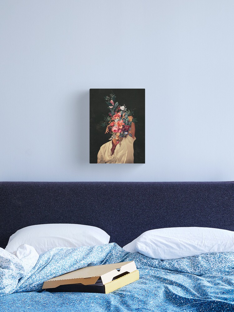 Thumbnail 2 of 3, Canvas Print, Roses Bloomed every time I Thought of You designed and sold by FrankMoth.