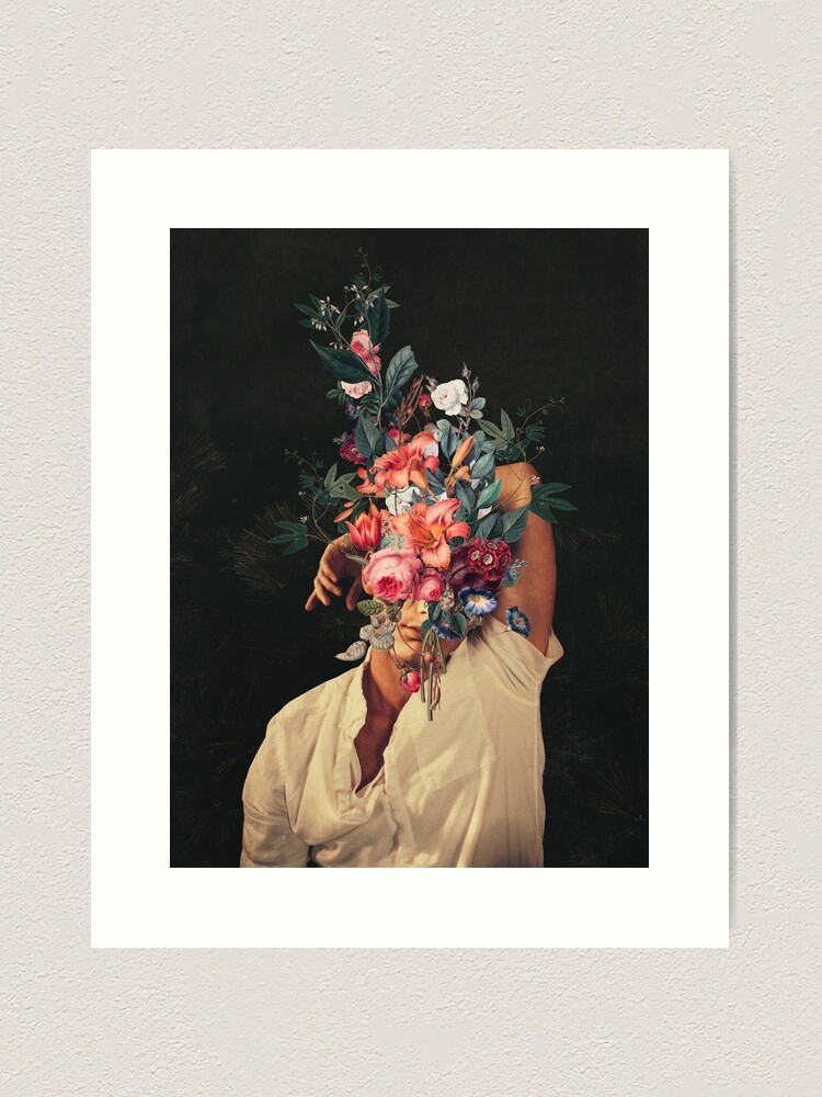 Alternate view of Roses Bloomed every time I Thought of You Art Print