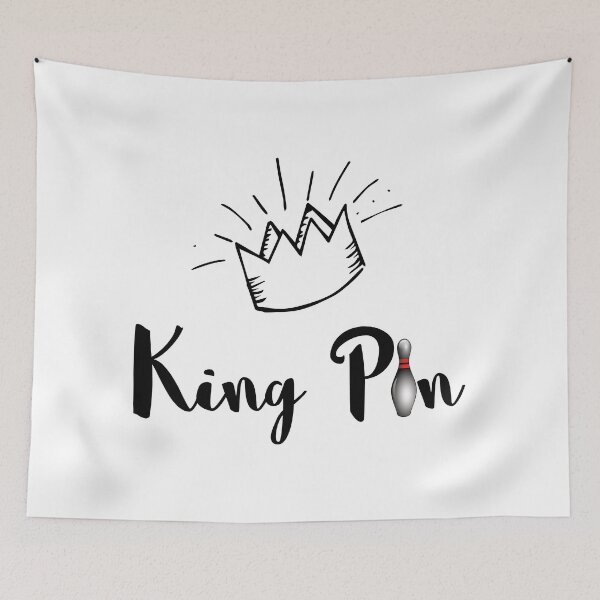 Item preview, King Pin, With Bowling Pin And Crown designed and sold by 4AllTimes.