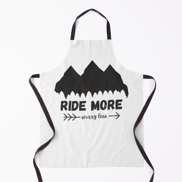 Item preview, Ride more worry less mountain bike black designed and sold by CrownsStore.