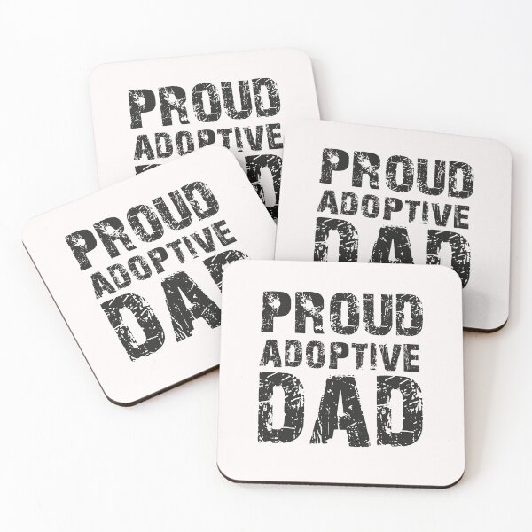 Item preview, Proud Adoptive Dad - Adoption - Proud Father of Adopted Son Daughter - Great gift for New Parent by Adopting - designed and sold by King Of Skies.