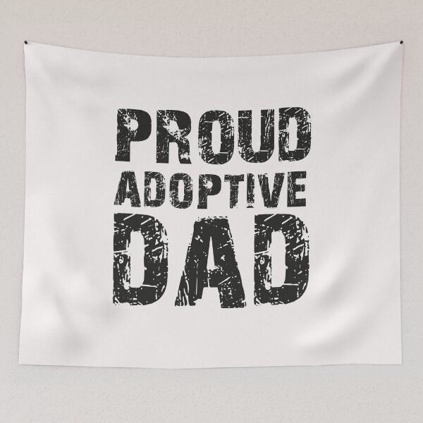 Item preview, Proud Adoptive Dad - Adoption - Proud Father of Adopted Son Daughter - Great gift for New Parent by Adopting - designed and sold by King Of Skies.