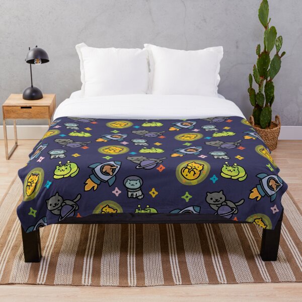 Neko Atsume Throw Blanket