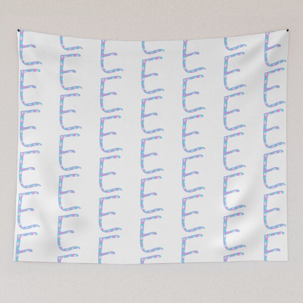 Item preview, E Initial Animal Print Cheetah Print Pink And Blue designed and sold by forfun-art.