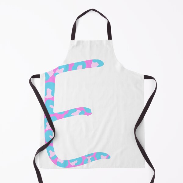 Item preview, E Initial Animal Print Cheetah Print Pink And Blue designed and sold by forfun-art.