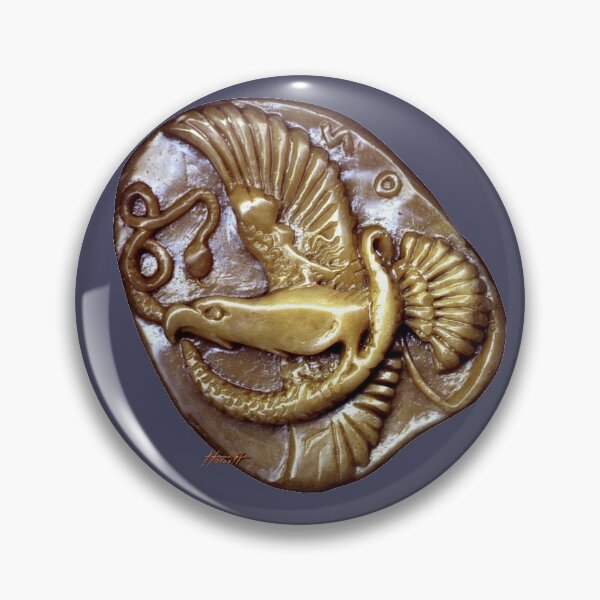 Item preview, Eagle And Snake: Greek Drachma designed and sold by Patricia Howitt.
