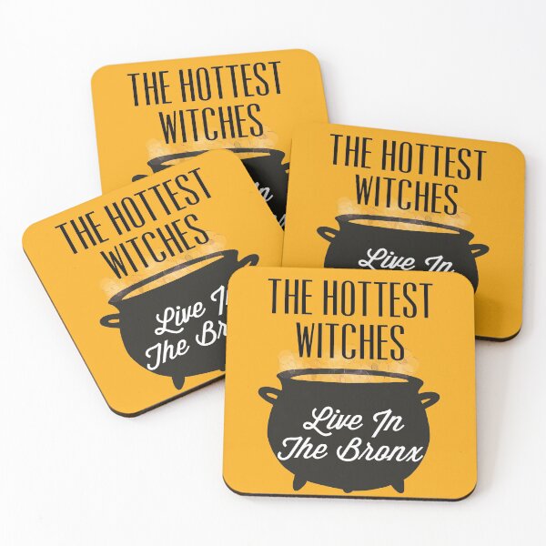 Item preview, The Hottest Witches Live in The Bronx Halloween Quote designed and sold by AMSonArt.
