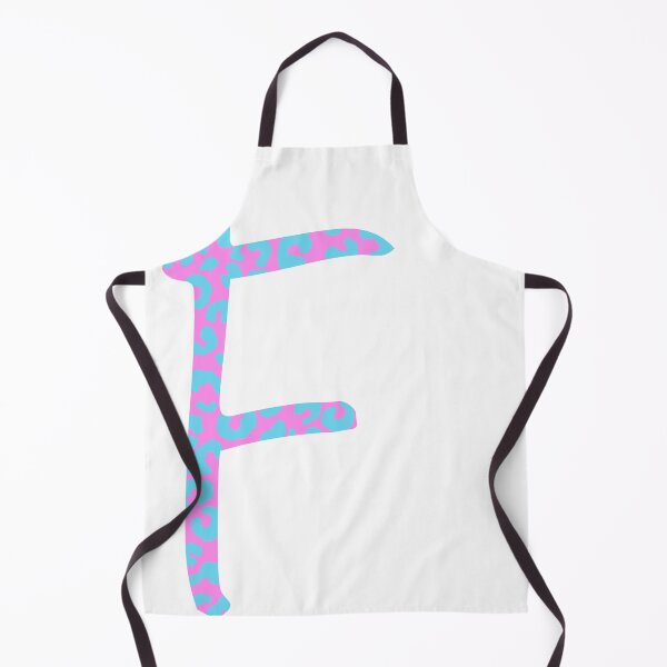 Item preview, F Initial Animal Print Cheetah Print Pink And Blue designed and sold by forfun-art.