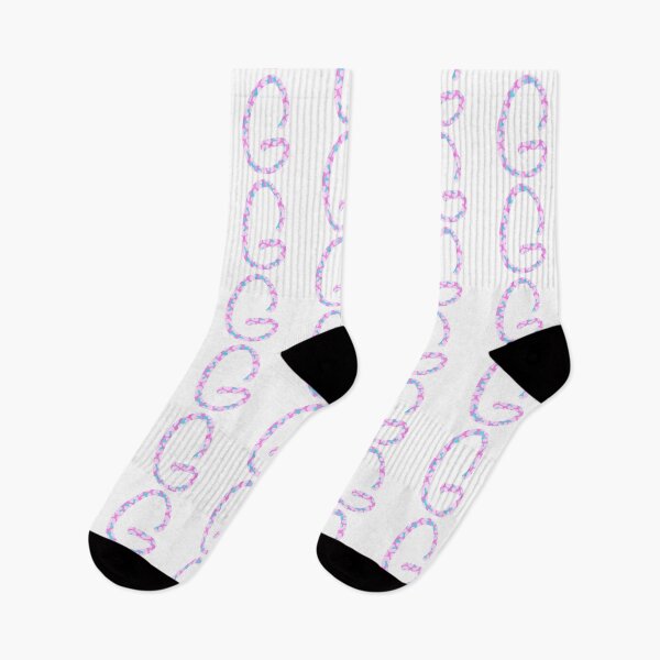 Item preview, G Initial Animal Print Cheetah Print Pink And Blue designed and sold by forfun-art.
